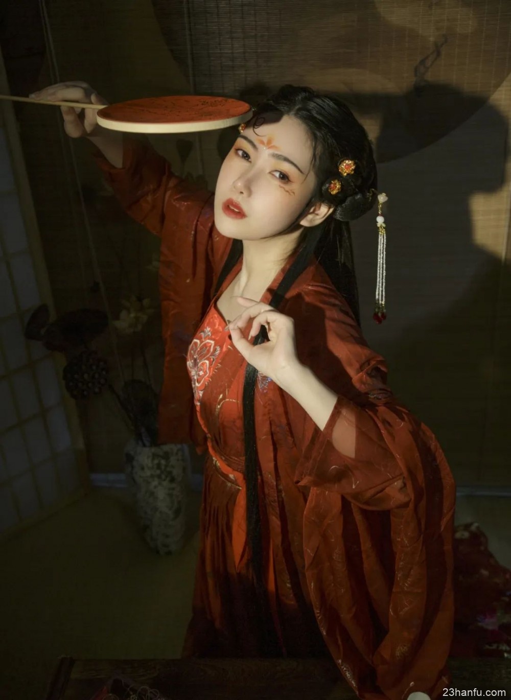 【汉服摄影】满堂花醉三千客， 一剑霜寒十四州。