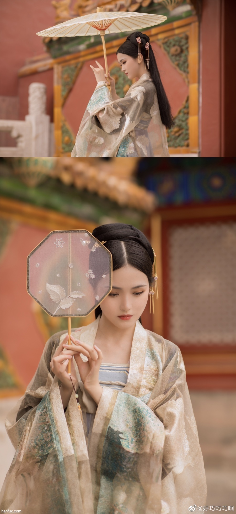 【汉服萌宝】雪中的小福娃