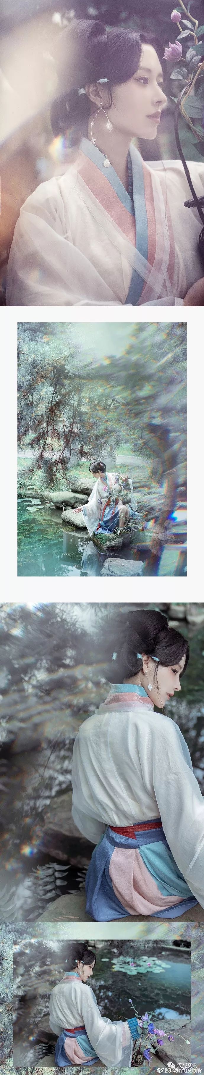 【汉服私影】夏末初秋，天渐凉。