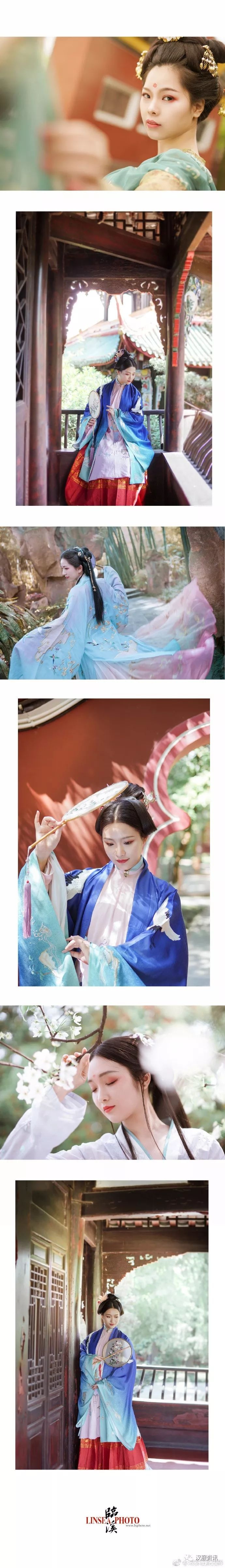 【汉服摄影】春路雨添花