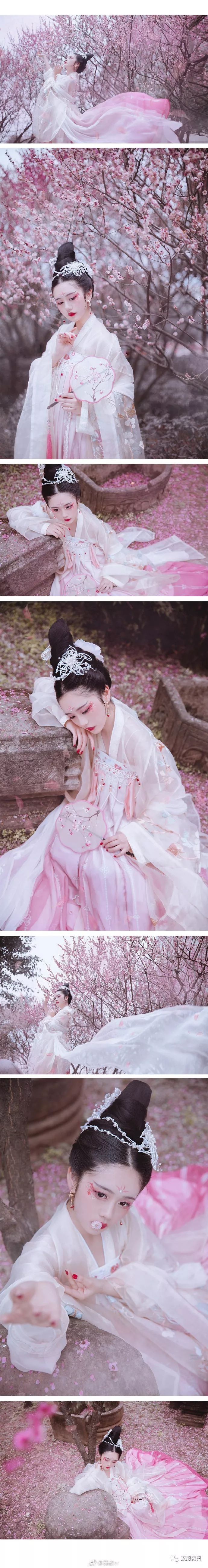 【汉服摄影】开时似雪