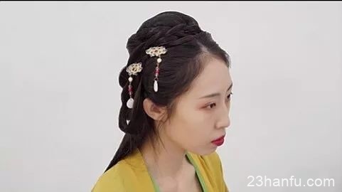 【汉服发型】适合中长发姑娘的温婉发型