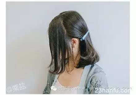【发型教程】很简单的汉服发型教程之短发版