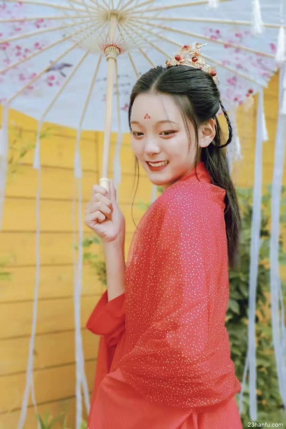 【汉服私影】树影婆娑