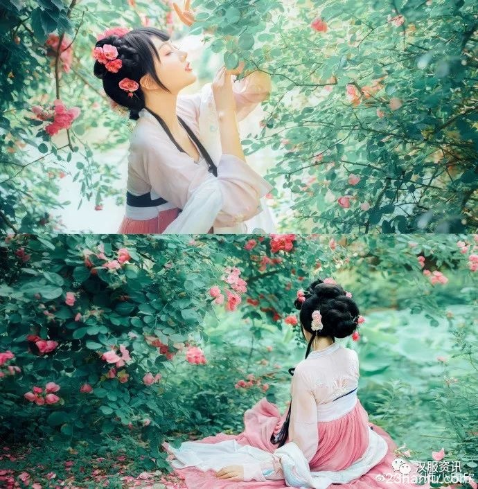 【汉服私影】玲珑云髻生花样