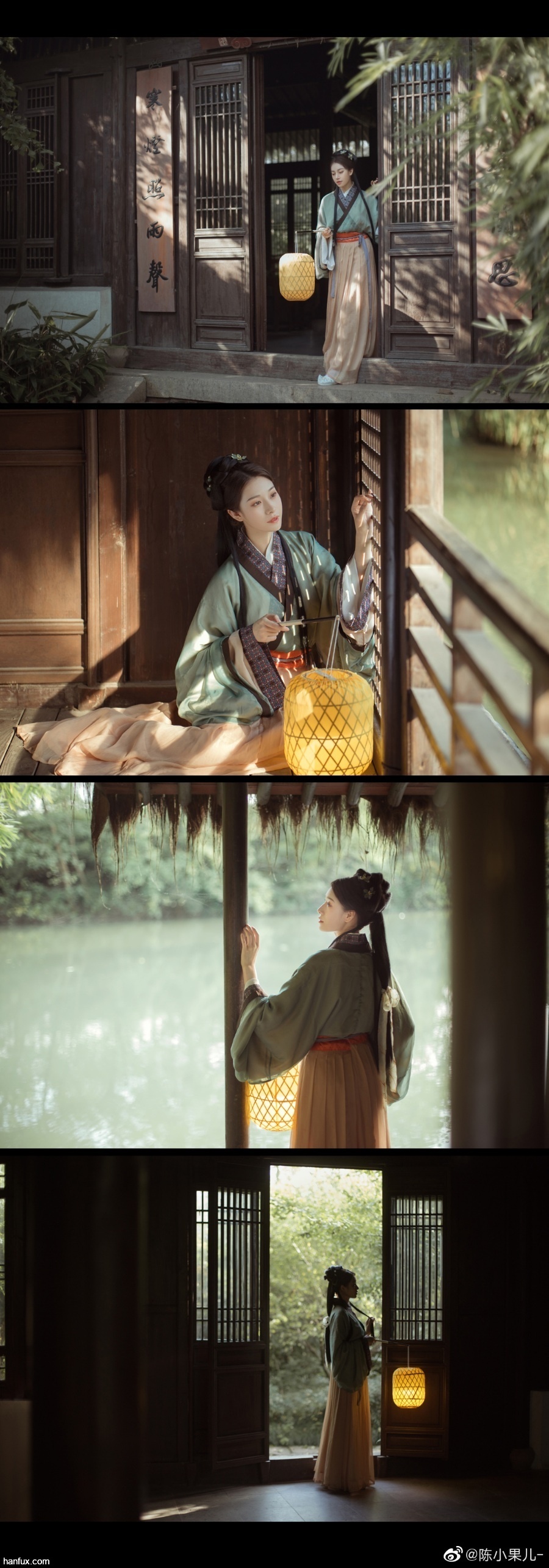 满眼云水色，月明楼上人