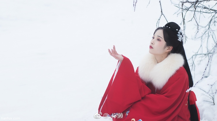 枝头薄雪尚存，凉意入骨几寸？