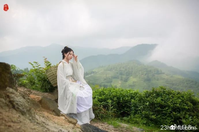 【汉服私影】借问采茶女,烟霞路几重。