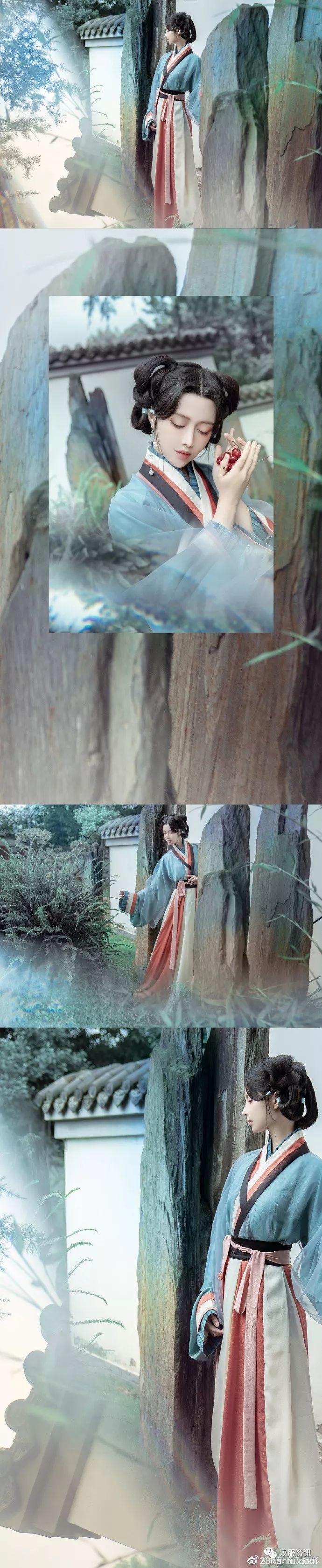 【汉服私影】夏末初秋，天渐凉。