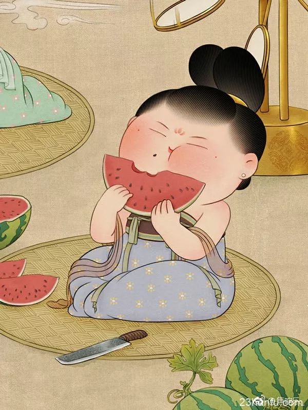 其实“胖子”也很美!专画胖脸的她,把周迅、千寻画成圆脸古风美人,简直萌炸了