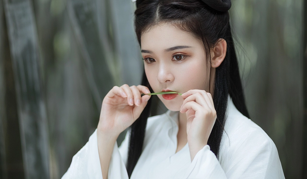 汉服写真 - 竹林书