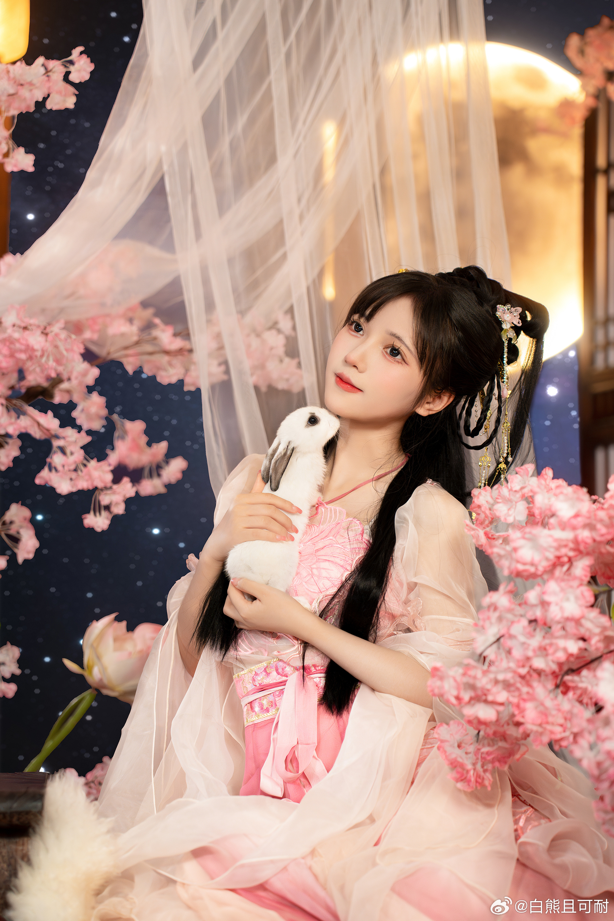 汉服花好月圆时@白熊且可耐