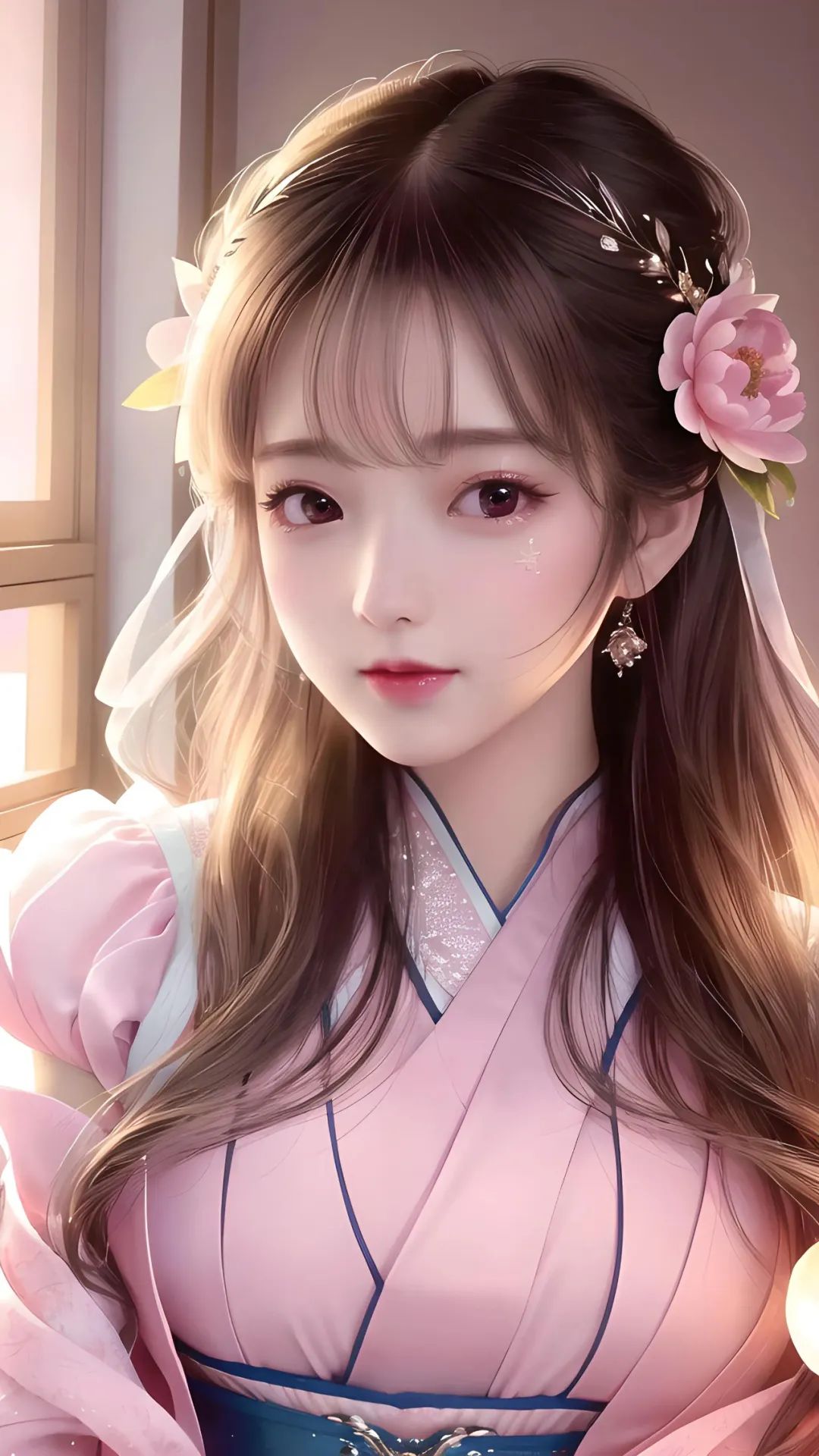 当AI绘画遇上汉服（牡丹花的爱）