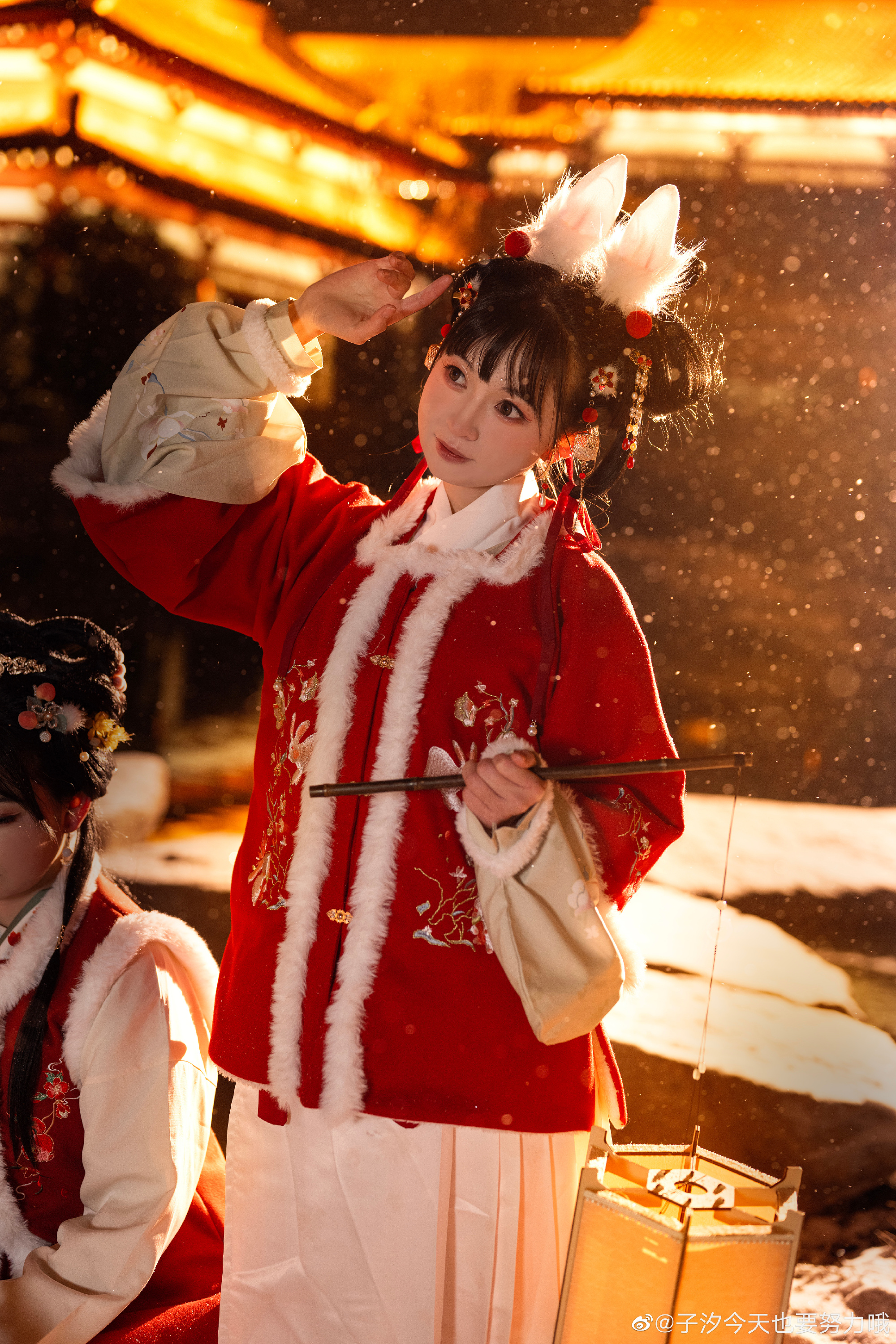 和小伙伴们在一起， 做什么都是快乐的。@子汐今天也要努力哦