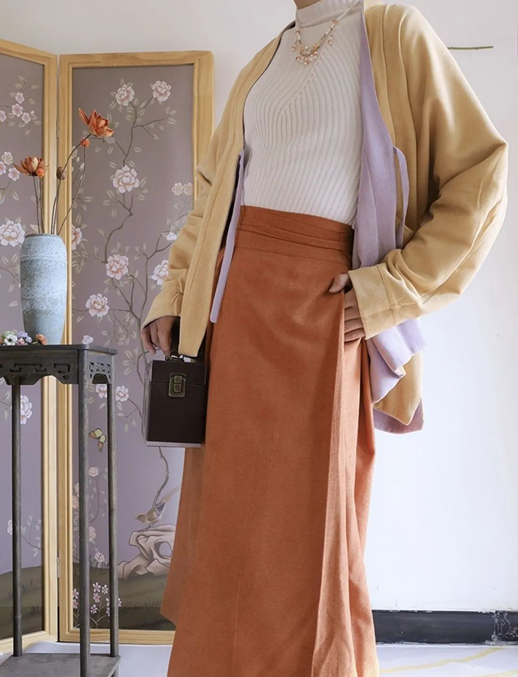 传统遇见时尚‖秋冬汉服与时装混搭指南