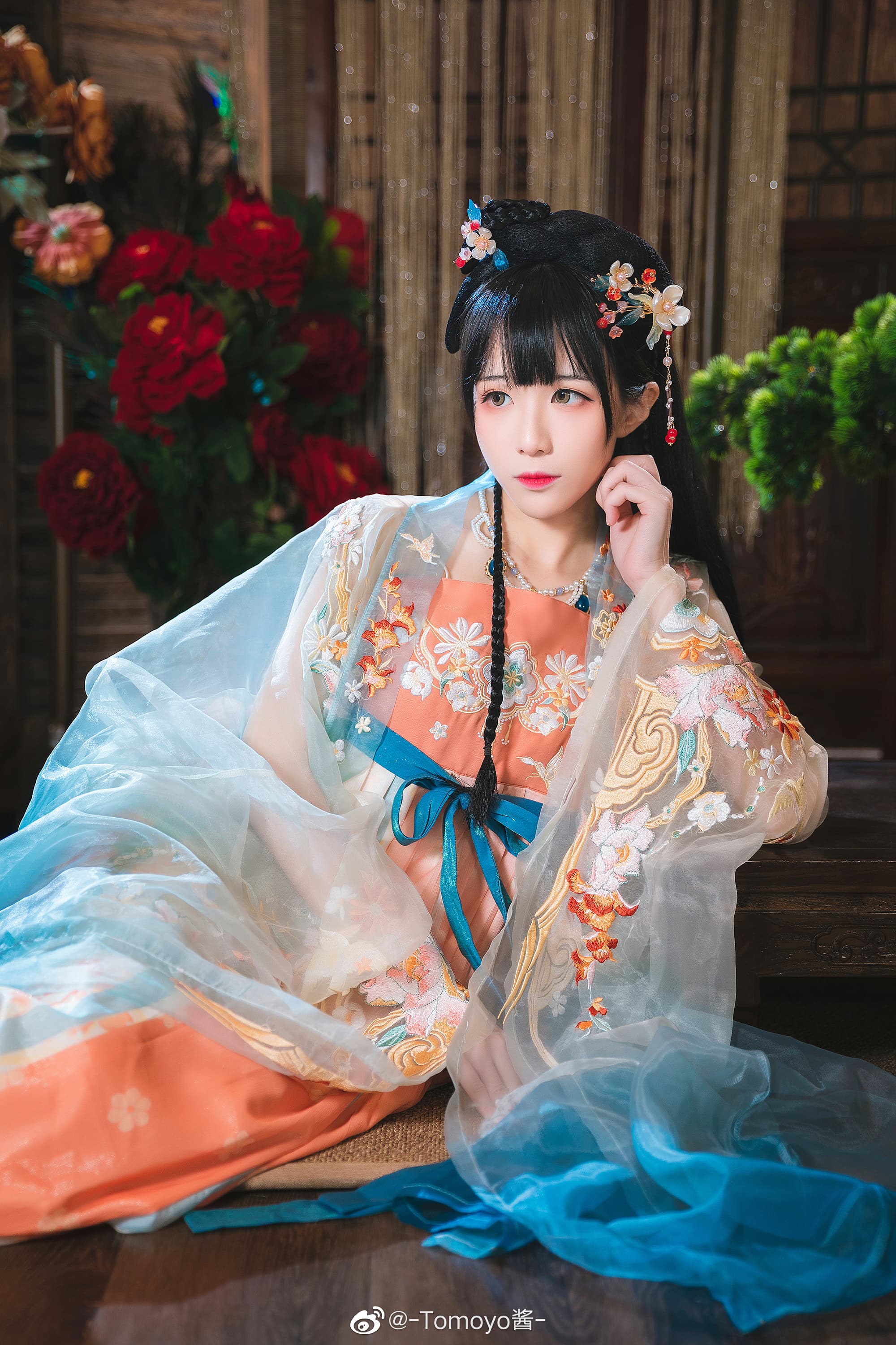 【汉服】假如每个人的生活是一种颜色，那你的生活是什么颜色呢？@-Tomoyo酱-