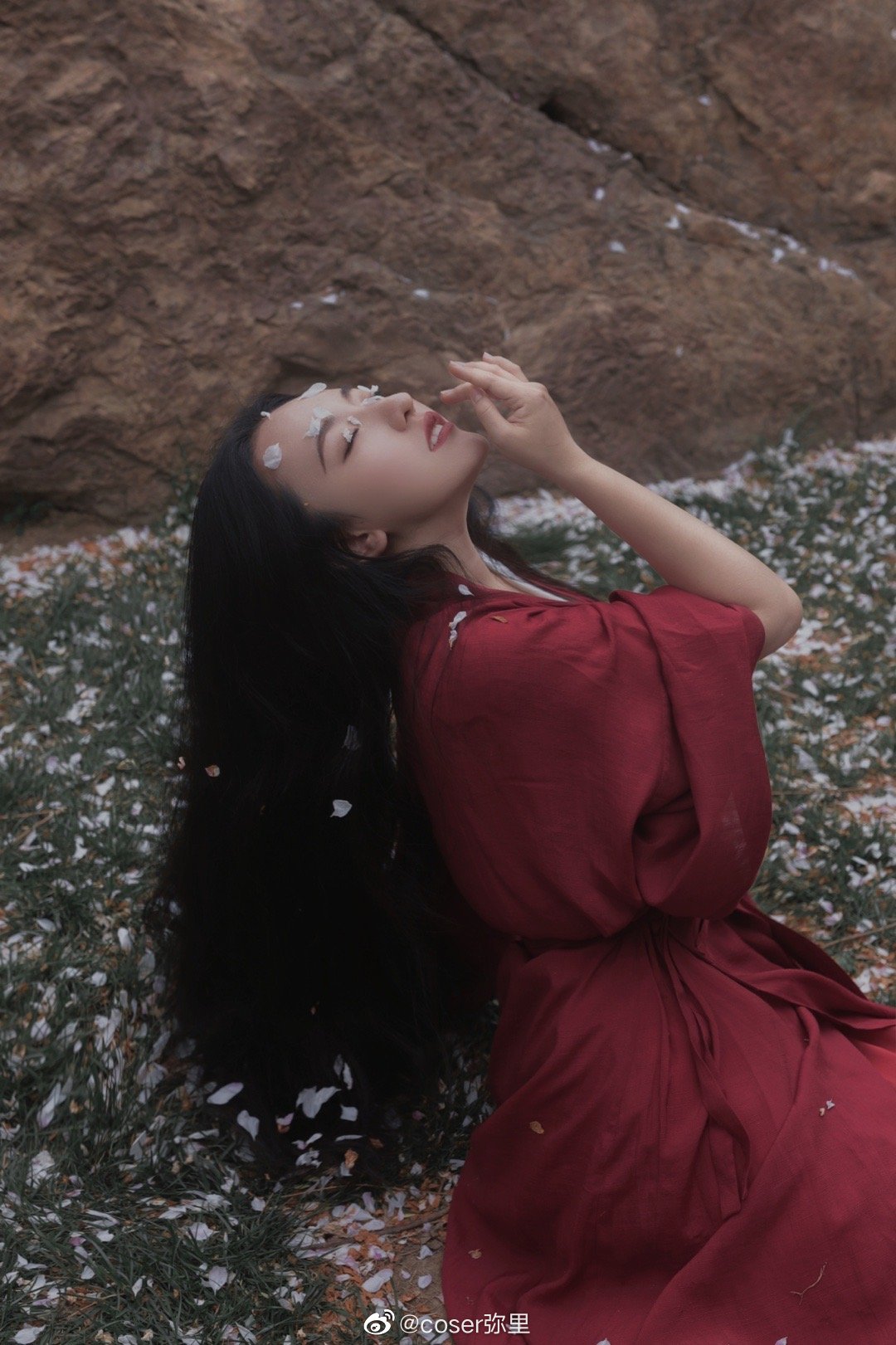 【汉服写真】 樱花 山下梅子酒熟了@coser弥里