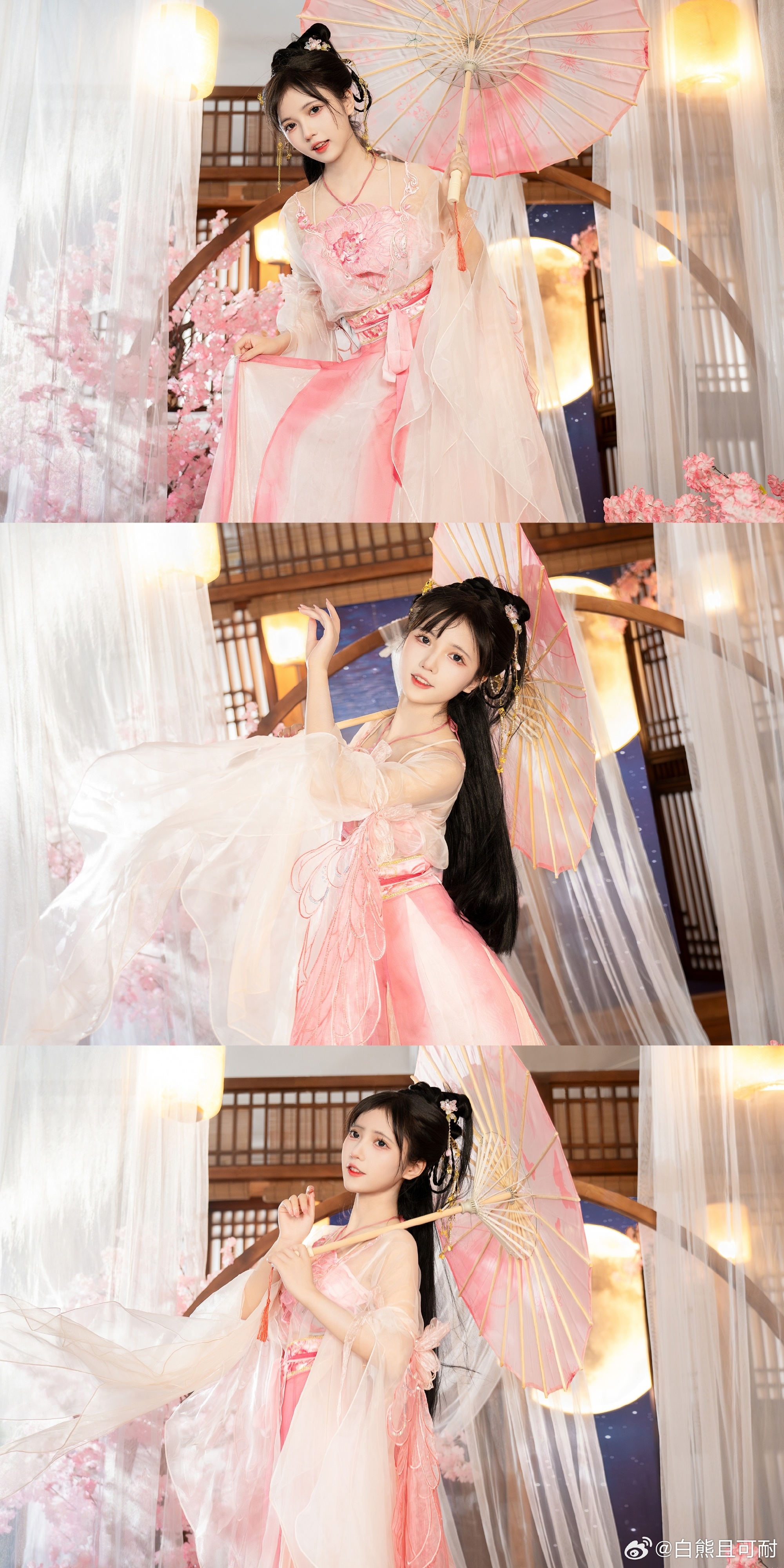 汉服花好月圆时@白熊且可耐