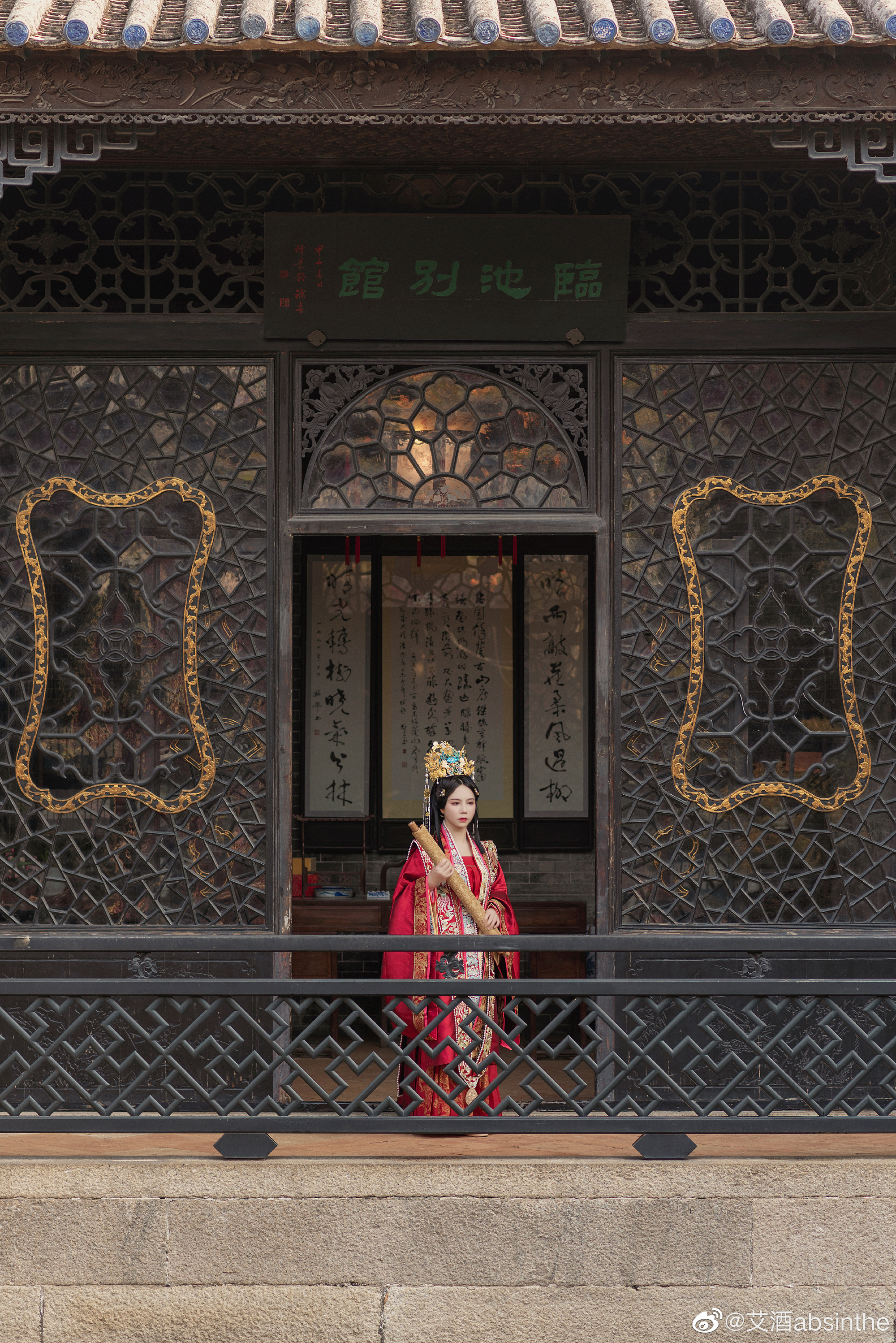 汉服 沉鱼落雁鸟惊喧 羞花闭月花愁颤@南一