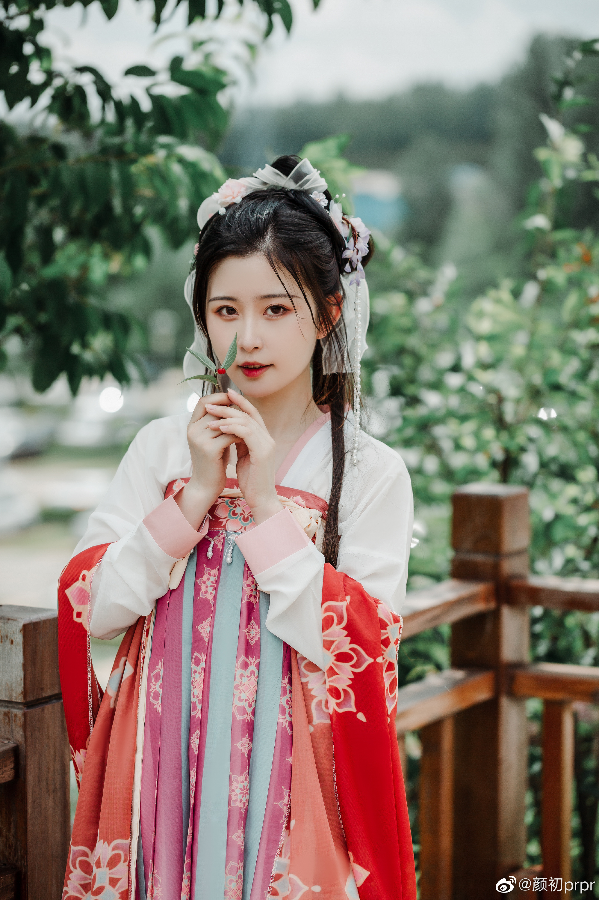 汉服 回老家后的第一次营业！！！@颜初prpr