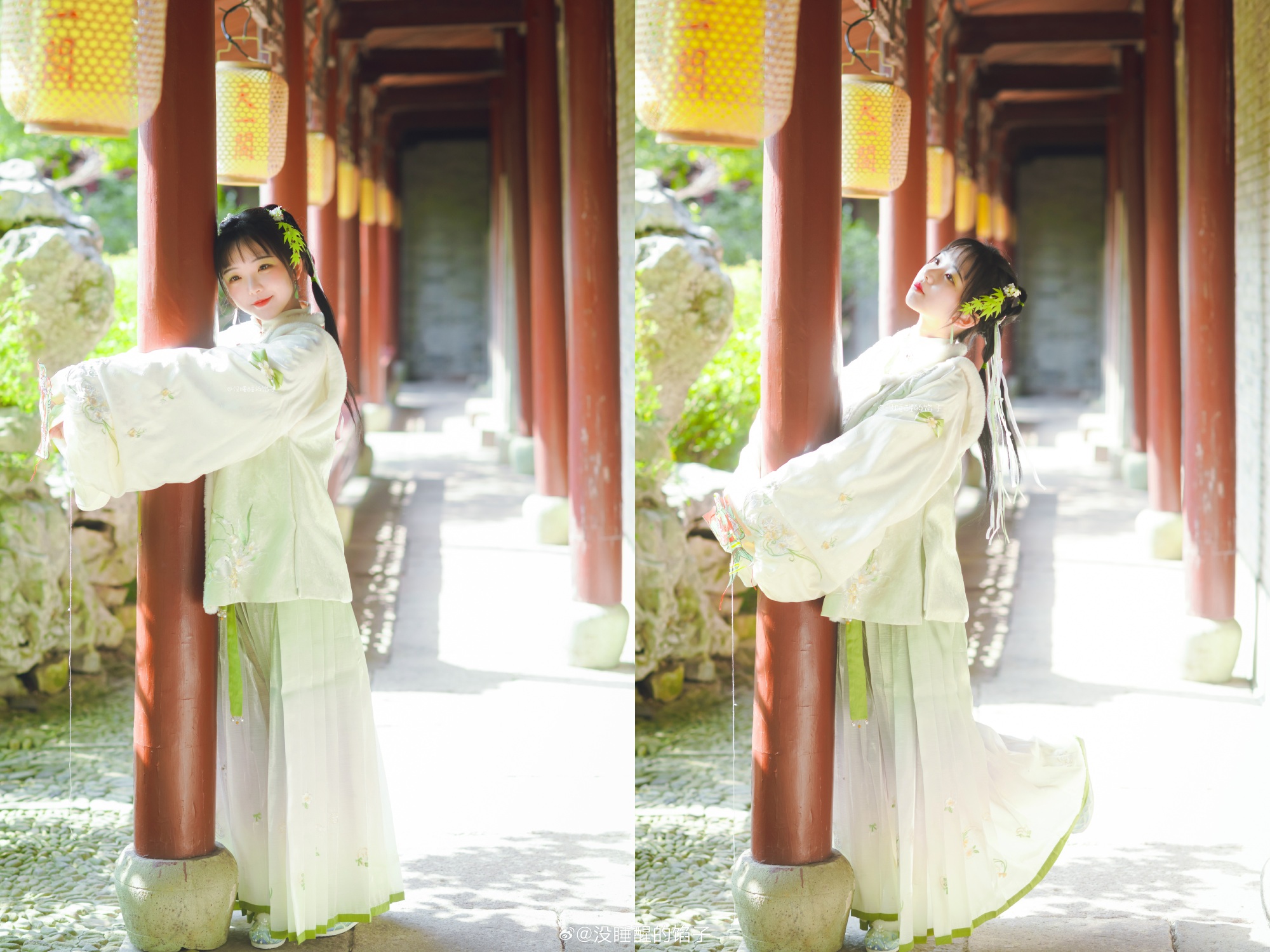 汉服 先生说考功名就得读书破万卷 但我也想和你趁好春光放纸鸢。@没睡醒的馅子