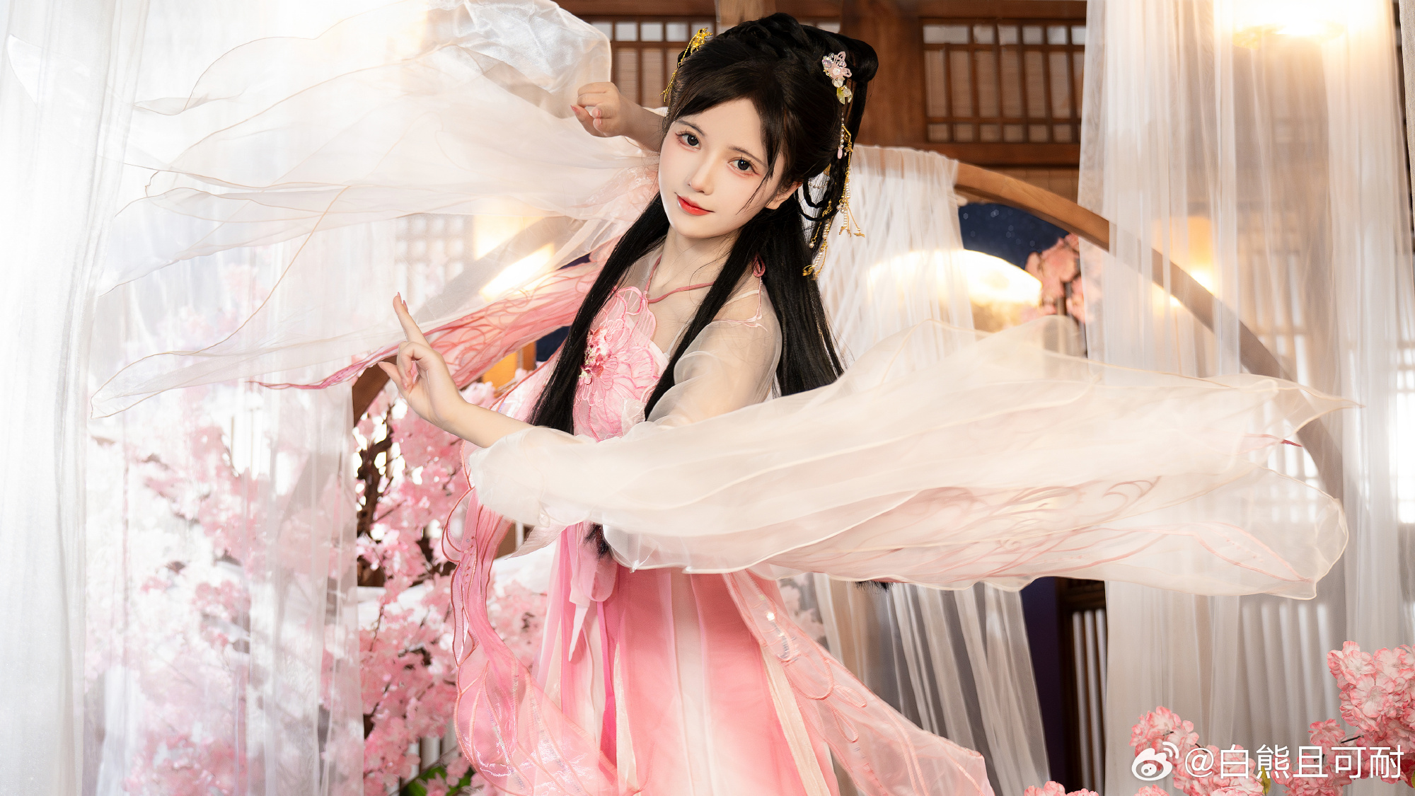 汉服花好月圆时@白熊且可耐