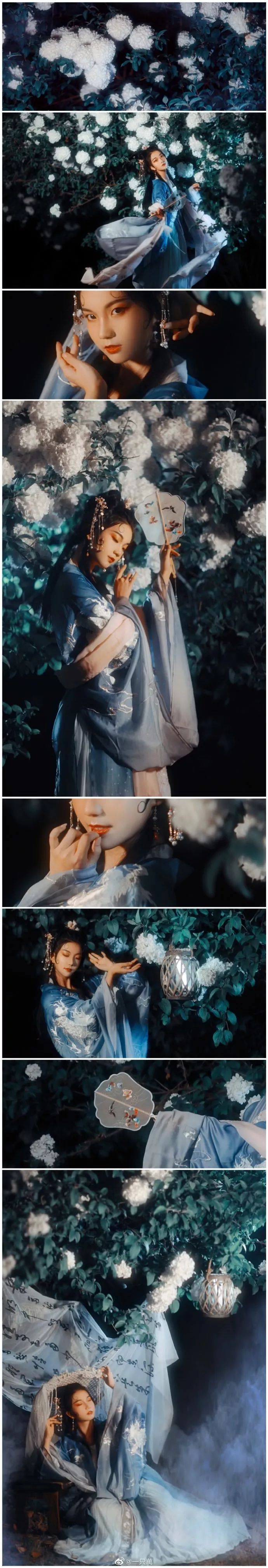 汉服 国风吹万里 池塘里的小锦鲤又出来玩啦！@七奈Nanako