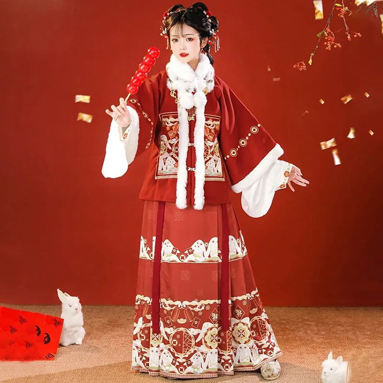 春节汉服穿搭指南丨玉兔将至人间，华裳妆点新春