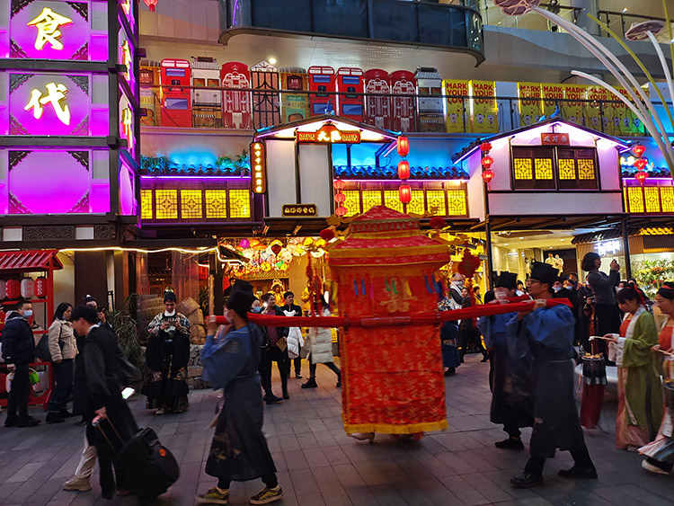 上海爱琴海购物公园汉服活动