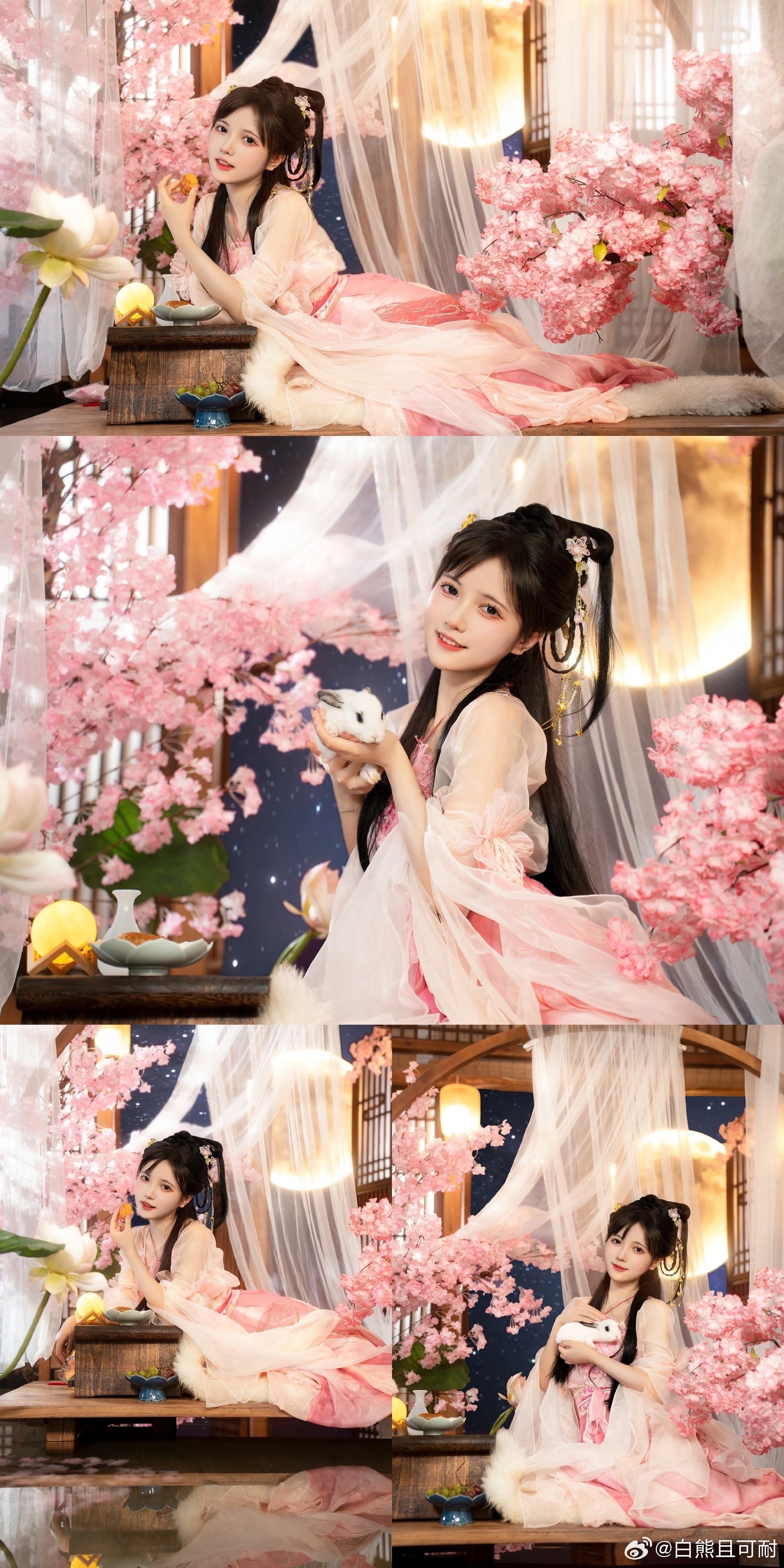 汉服花好月圆时@白熊且可耐