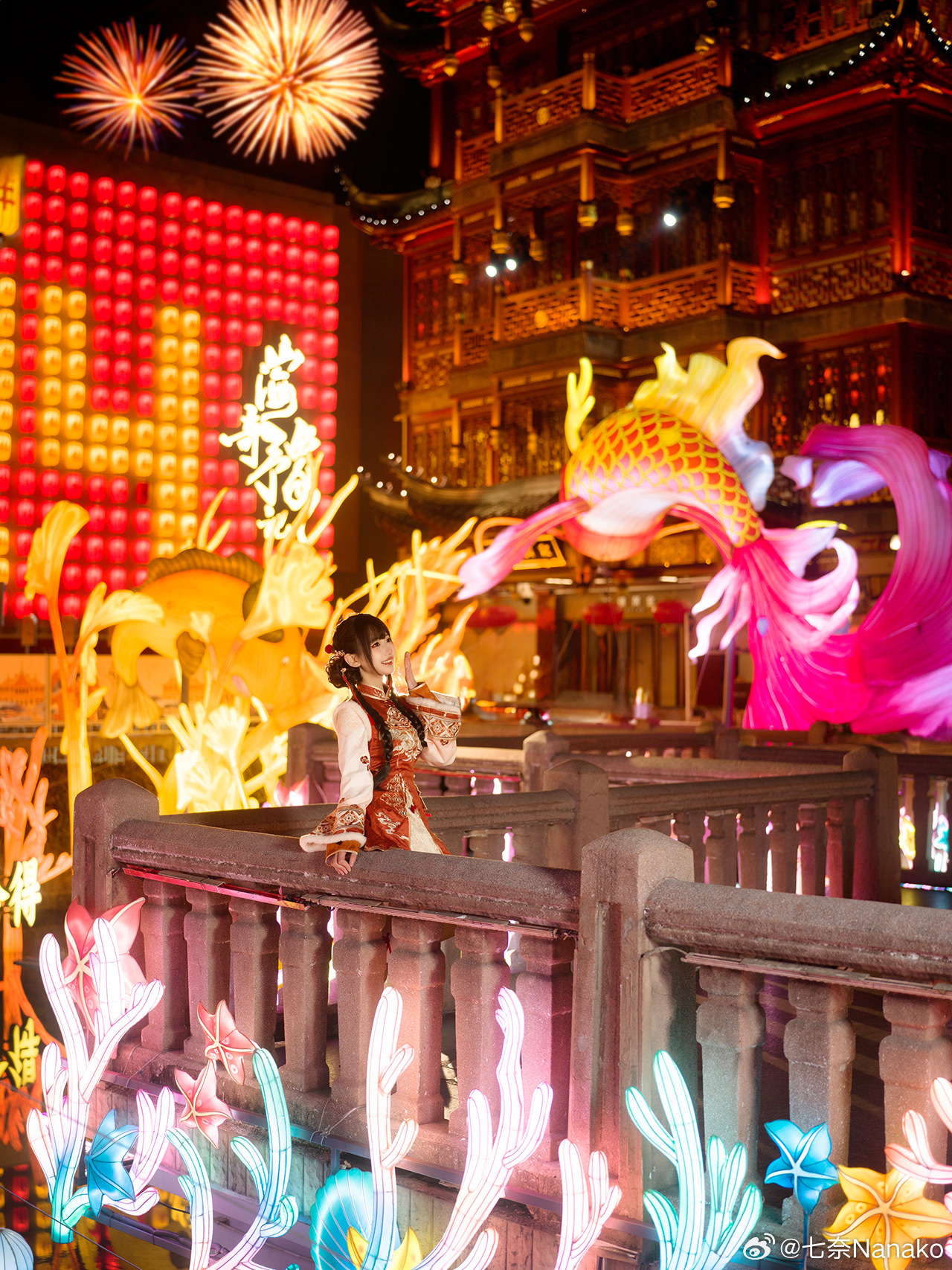 汉服 穿汉服过春节@七奈Nanako