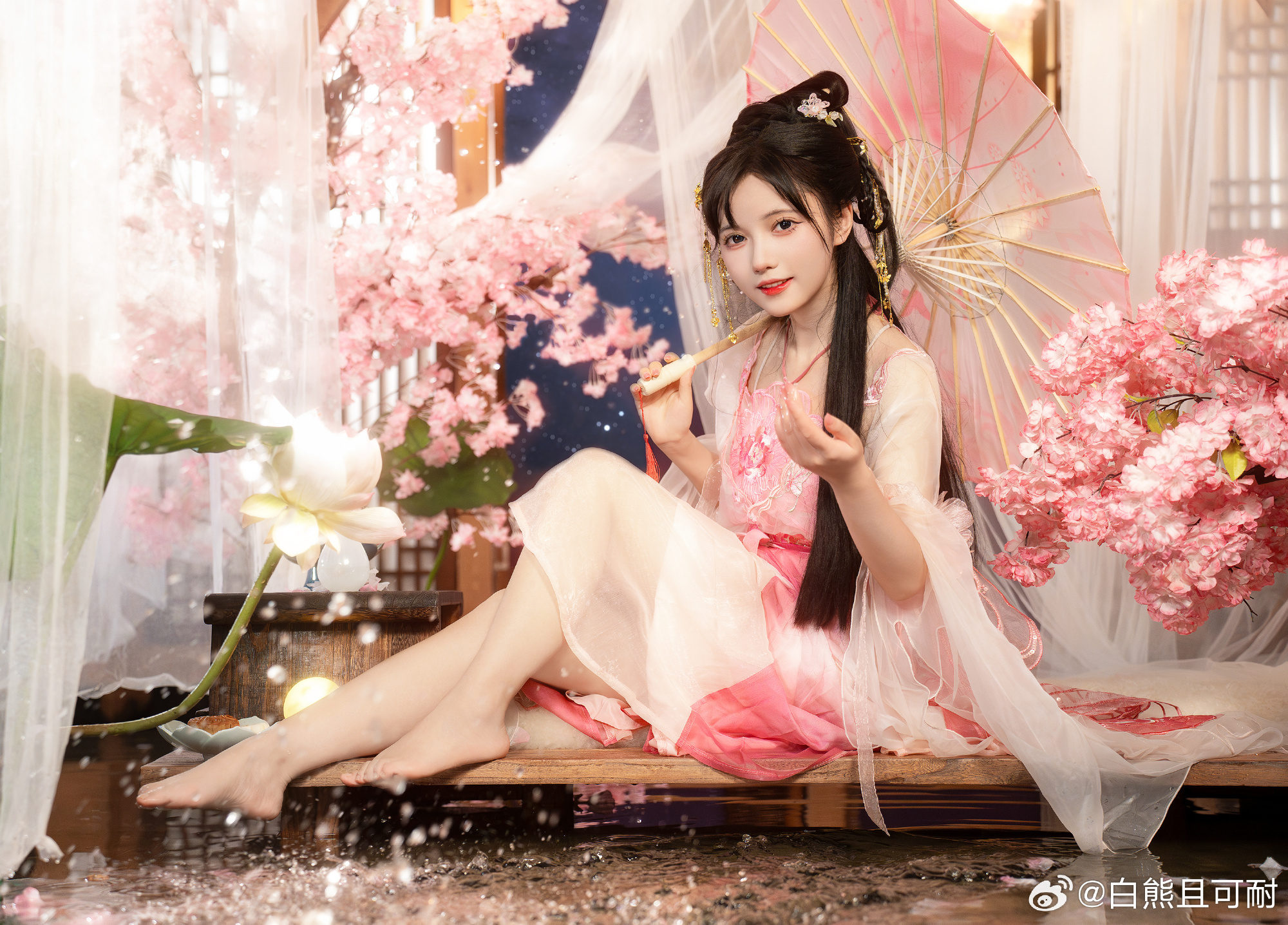 汉服花好月圆时@白熊且可耐