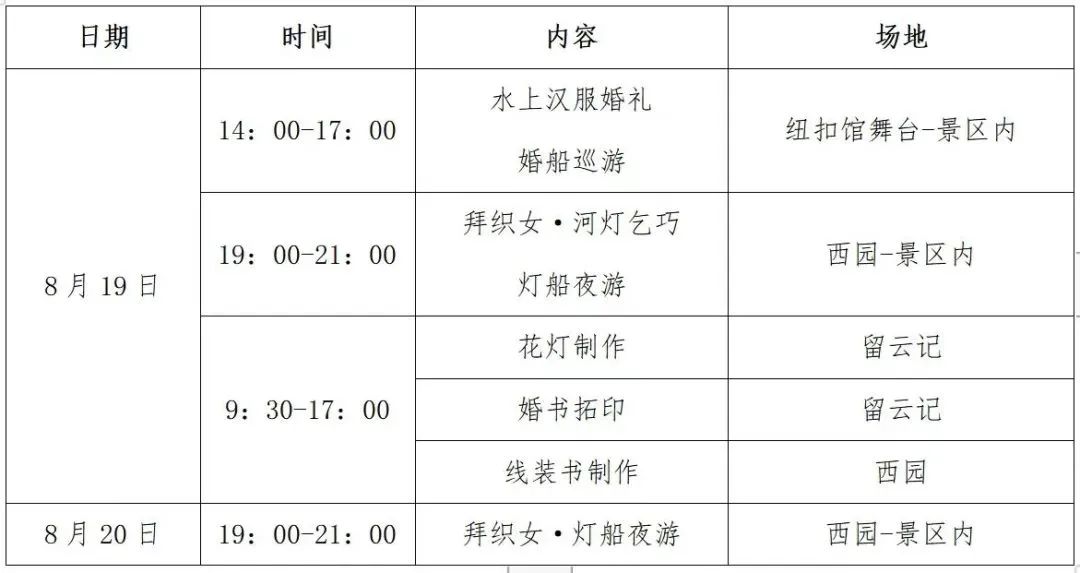 七夕汉服活动有哪些？多地七夕节开展汉服活动