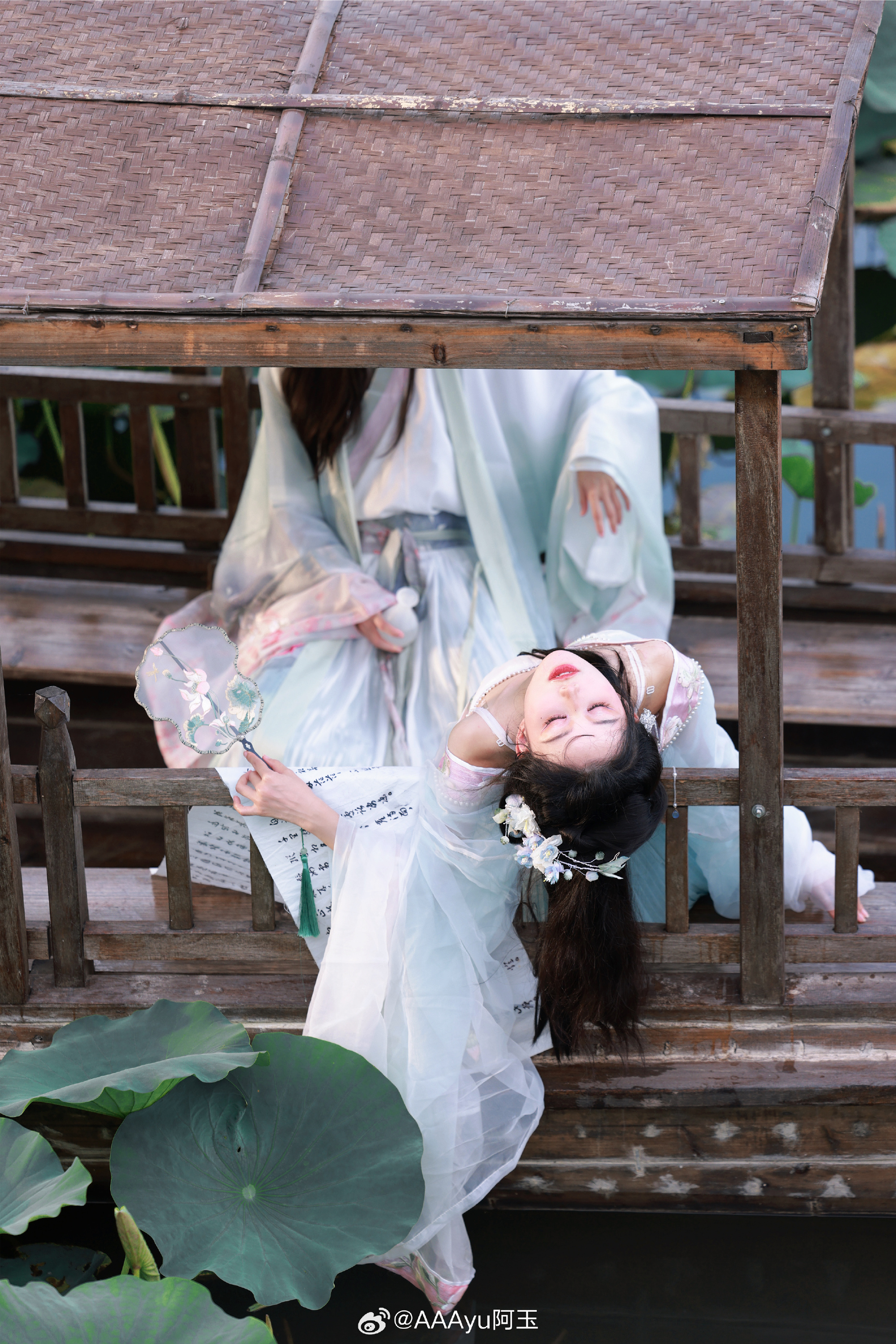 汉服 花间酒，人间月 国风 古风 旗袍@AAAyu阿玉