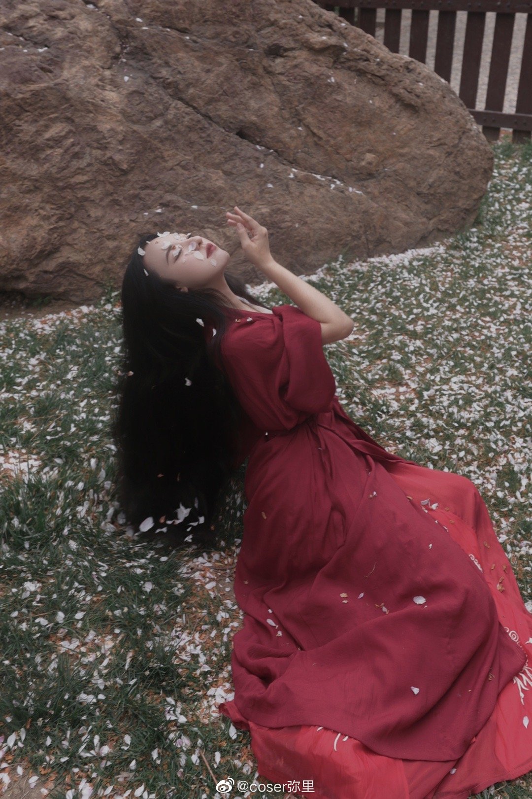 【汉服写真】 樱花 山下梅子酒熟了@coser弥里