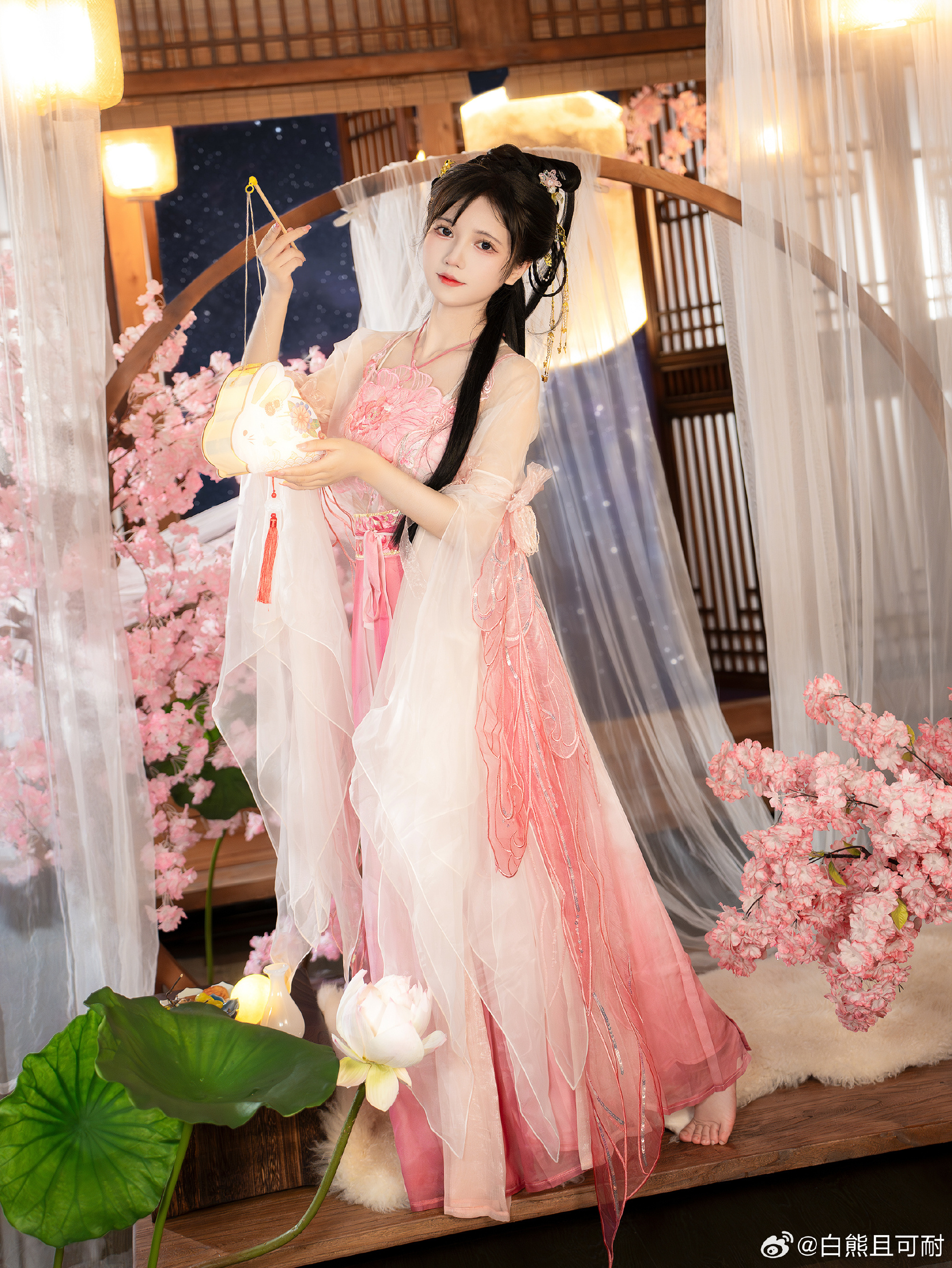 汉服花好月圆时@白熊且可耐