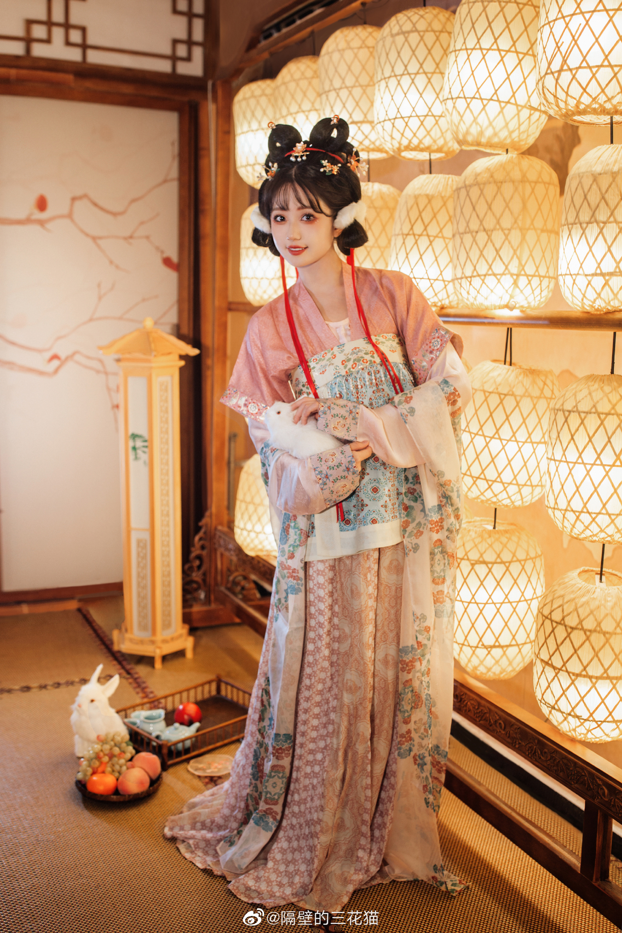 邀月把盏捧玉兔，春风送暖入屠苏…@隔壁的三花猫