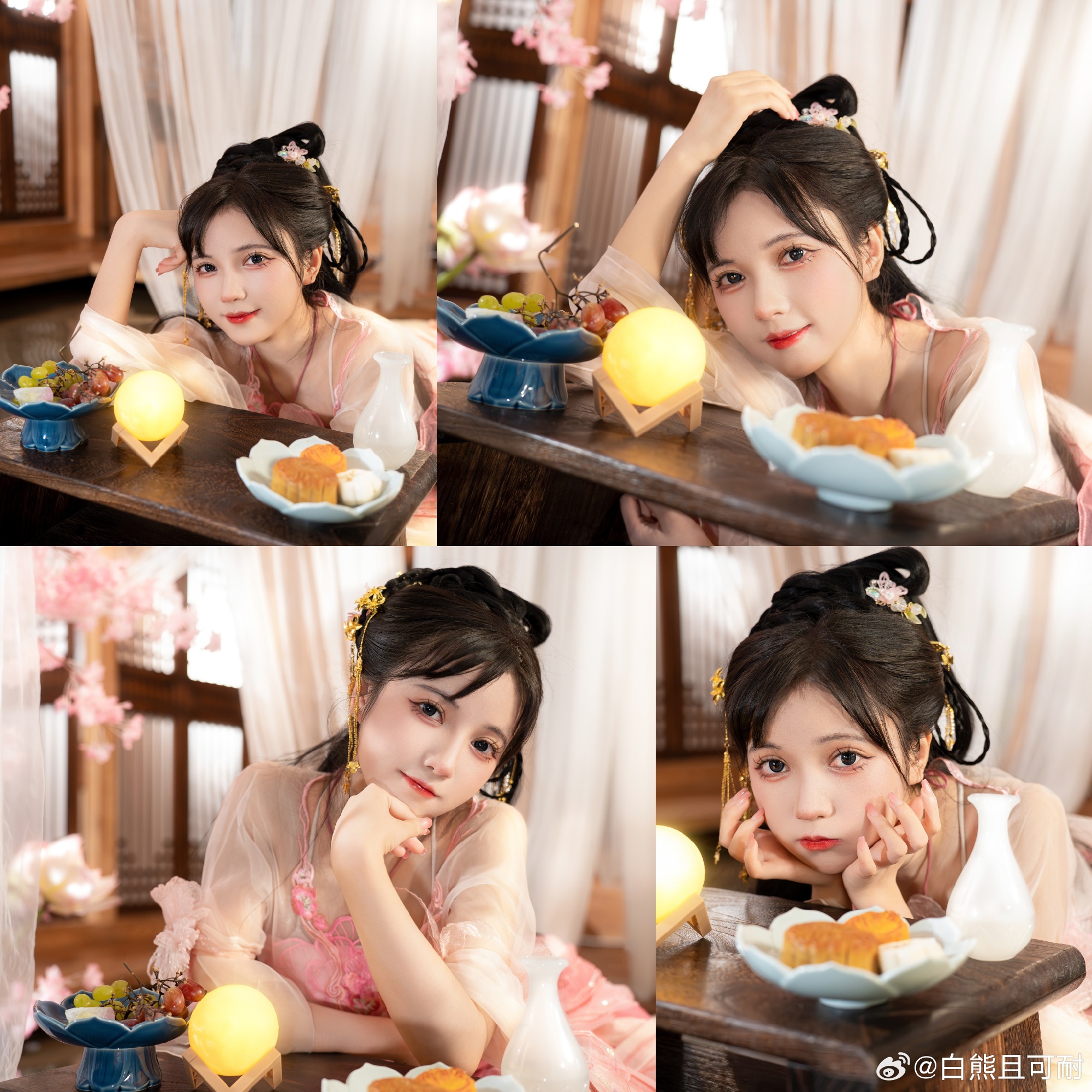 汉服花好月圆时@白熊且可耐