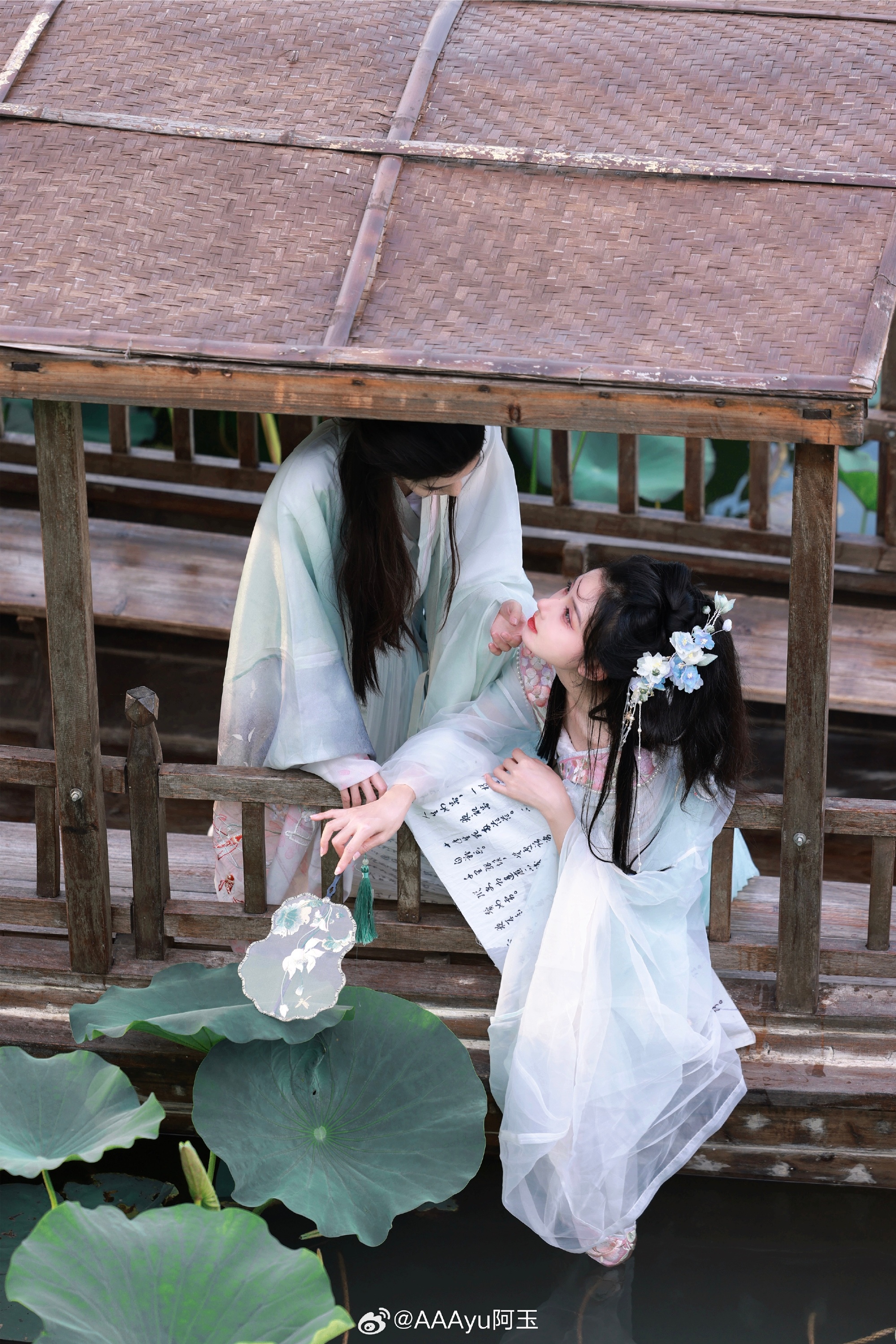 汉服 花间酒，人间月 国风 古风 旗袍@AAAyu阿玉