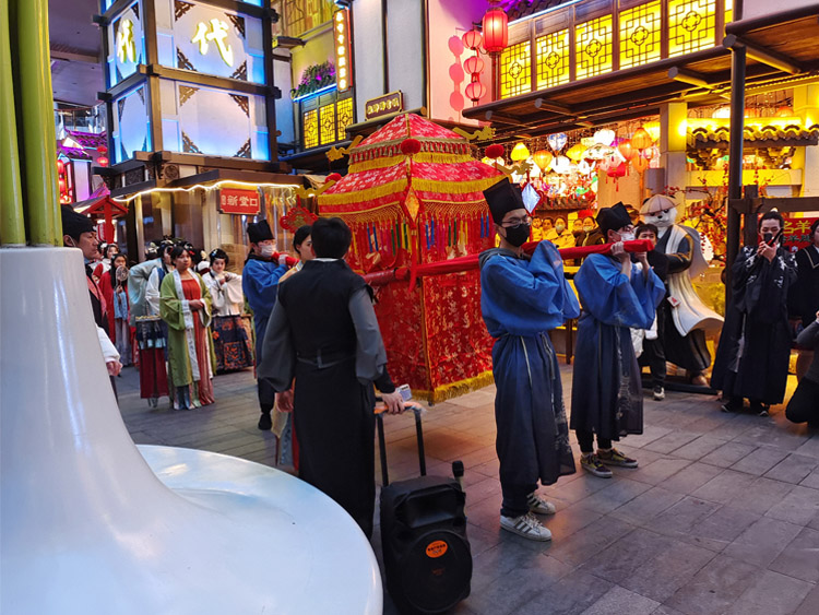 上海爱琴海购物公园汉服活动