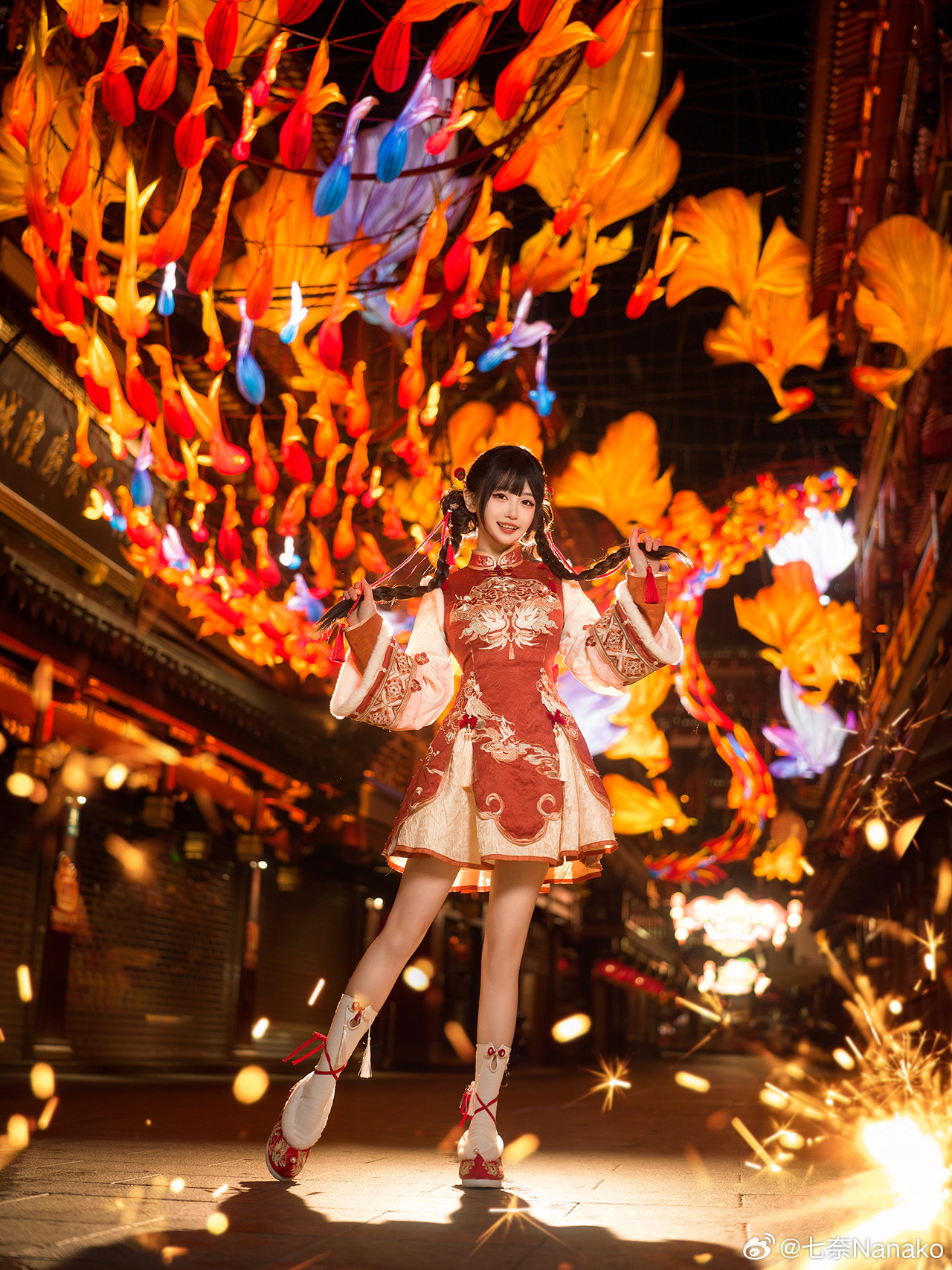 汉服 穿汉服过春节@七奈Nanako