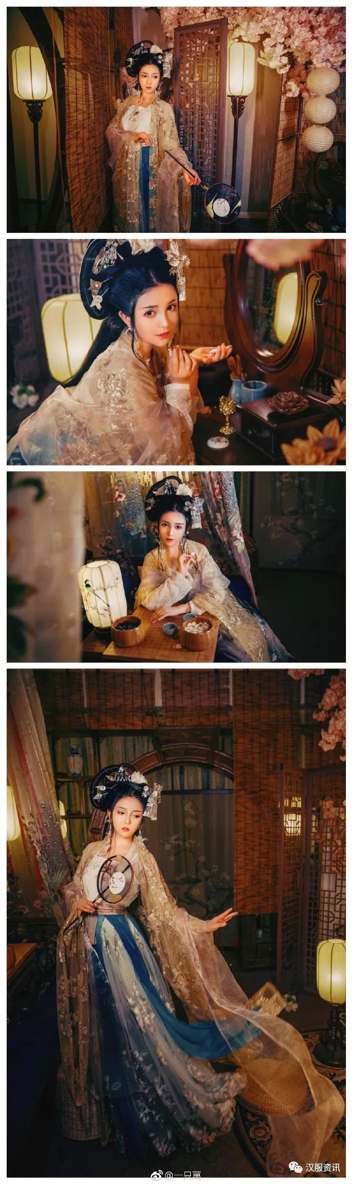 汉服 在这个花开的春天见一面吧～@七奈Nanako