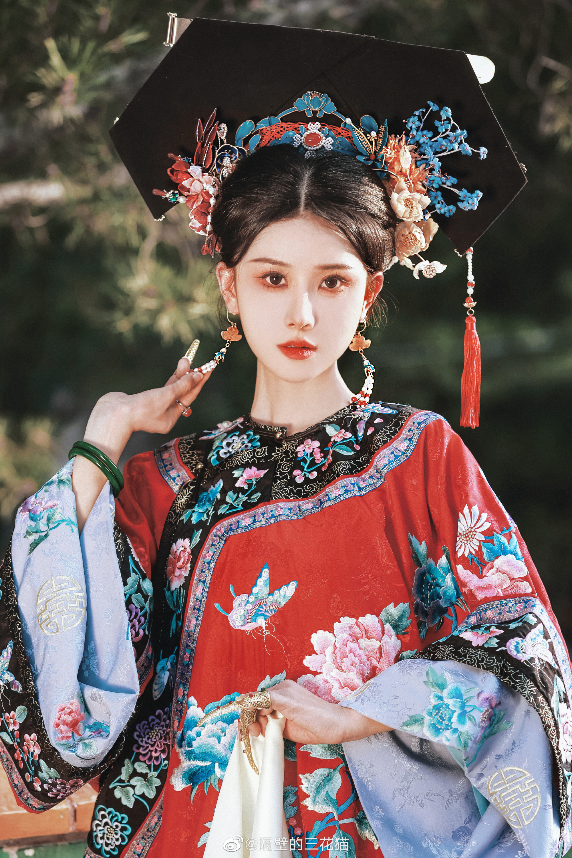 红墙绿树景长新…@隔壁的三花猫