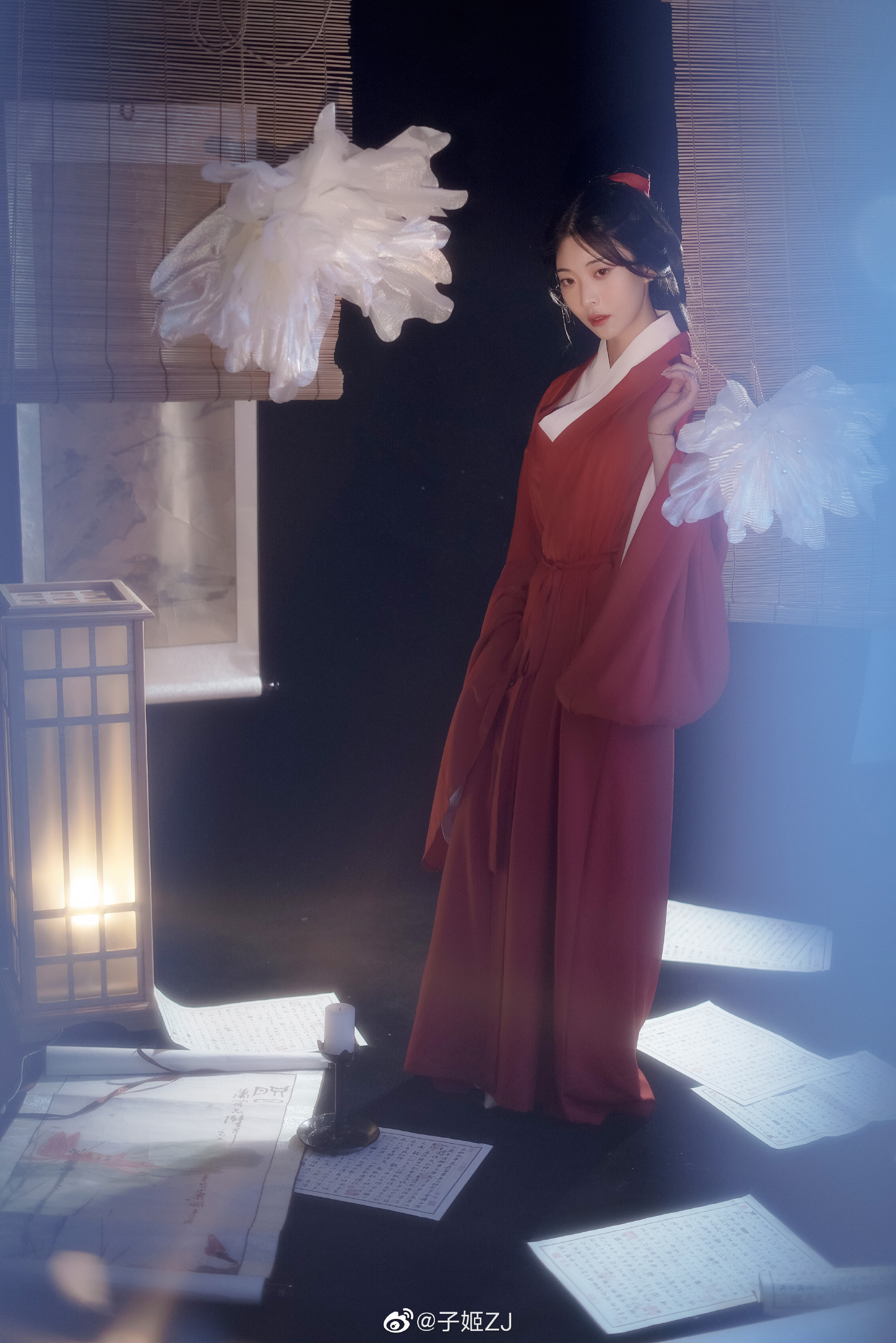 汉服 明月照高楼，流光正徘徊。@子姬ZJ