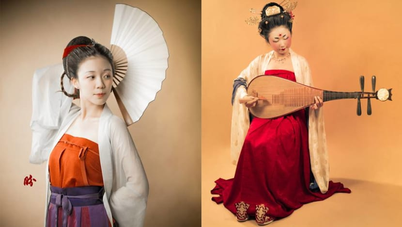 汉服少女通过时尚探索中国传统文化