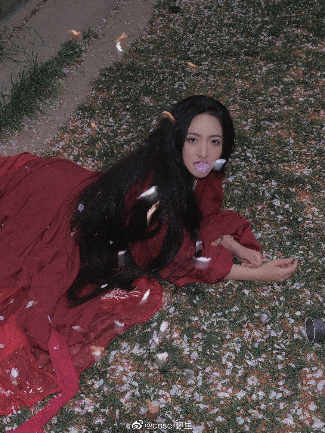 【汉服写真】 樱花 山下梅子酒熟了@coser弥里