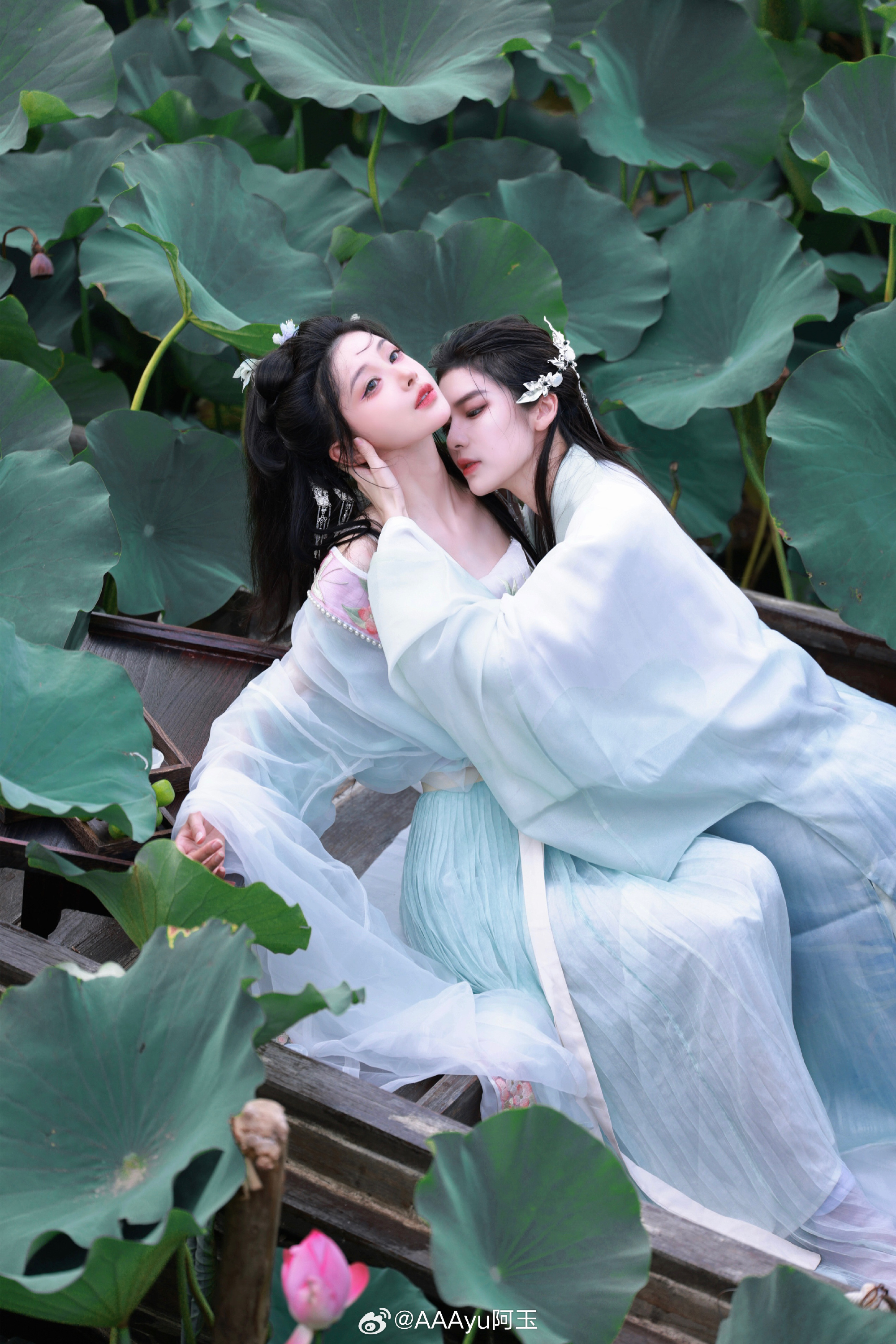 汉服 花间酒,人间月 国风 古风 旗袍@AAAyu阿玉