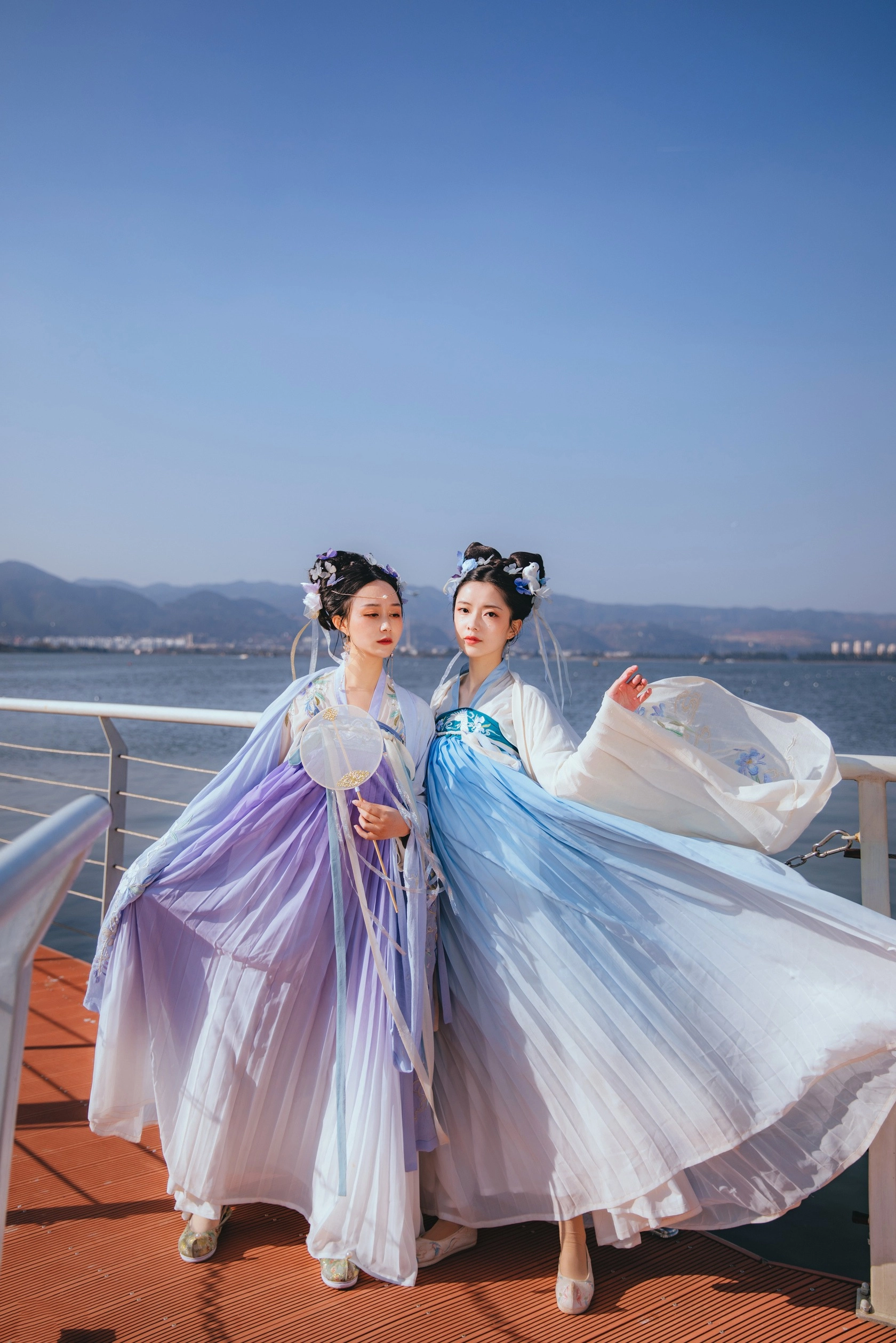 汉服写真 - 碧海蓝天