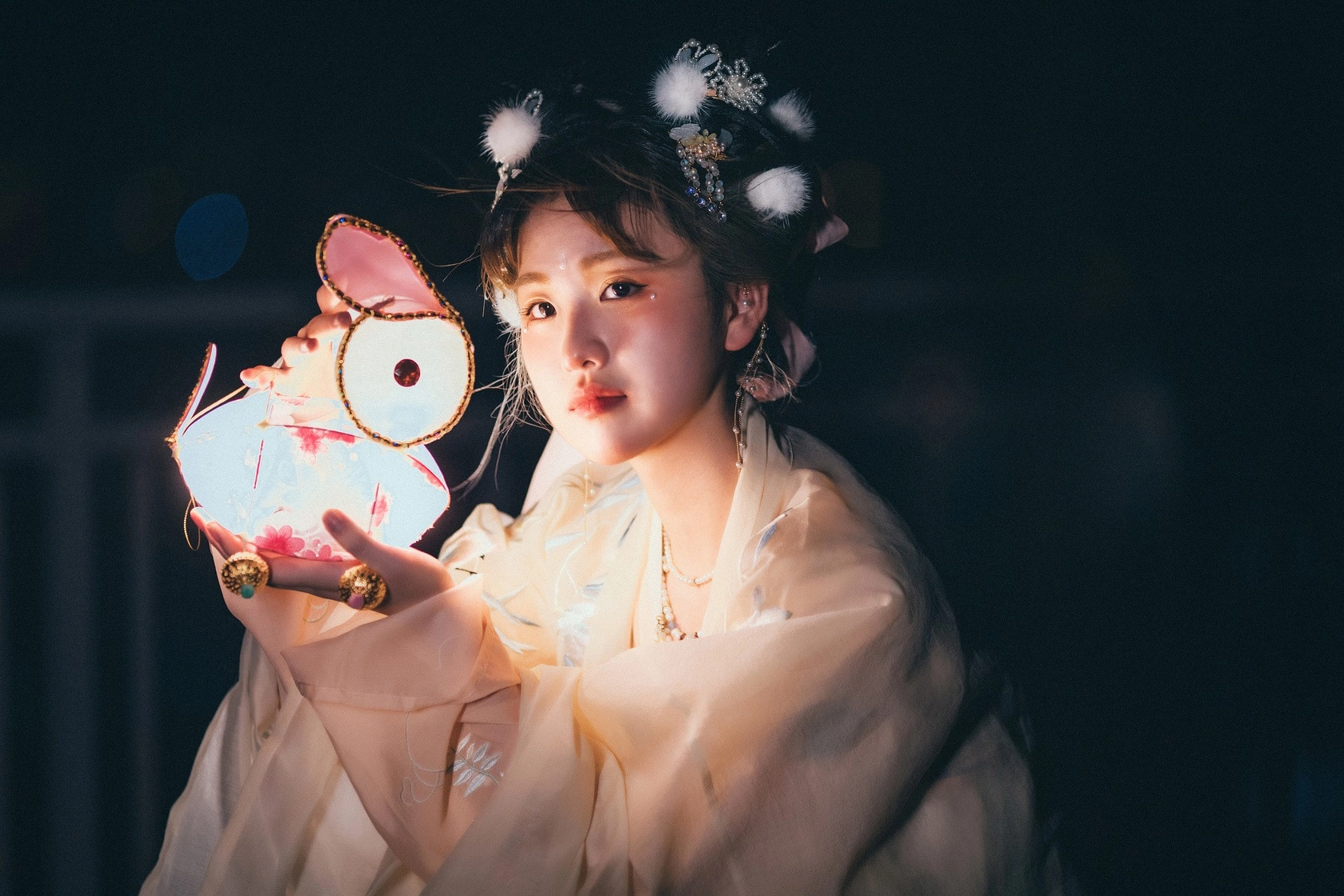 汉服写真 - 可爱的兔兔