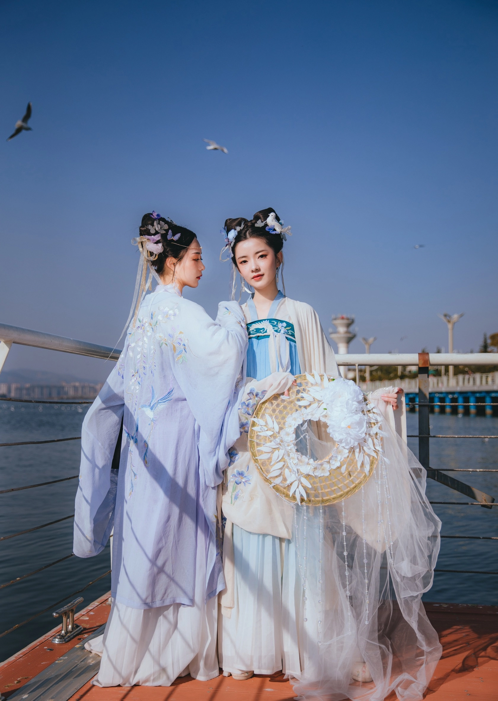 汉服写真 - 碧海蓝天